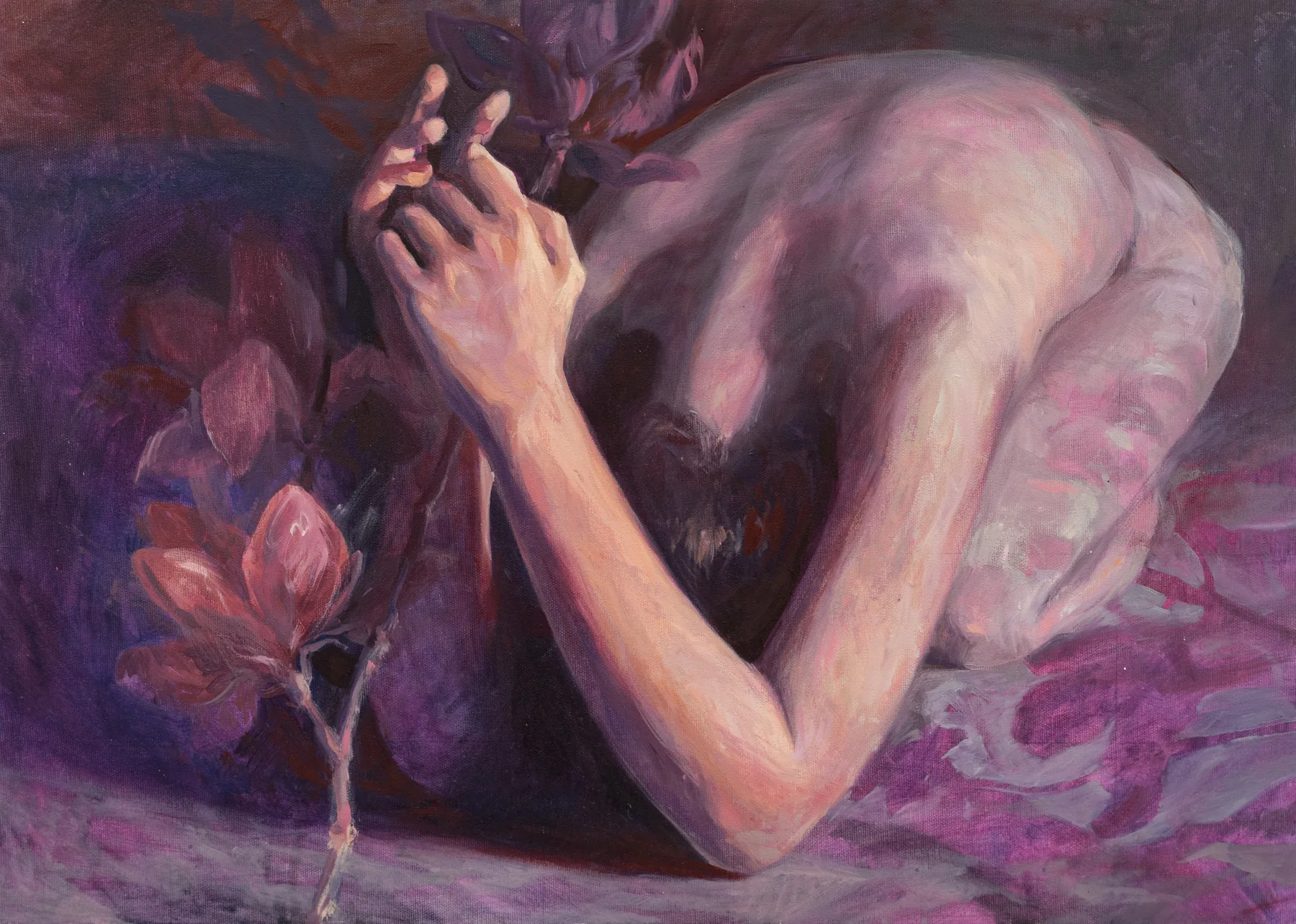 "Between Day and Night", 60 x 80 cm, oil on canvas, 2024