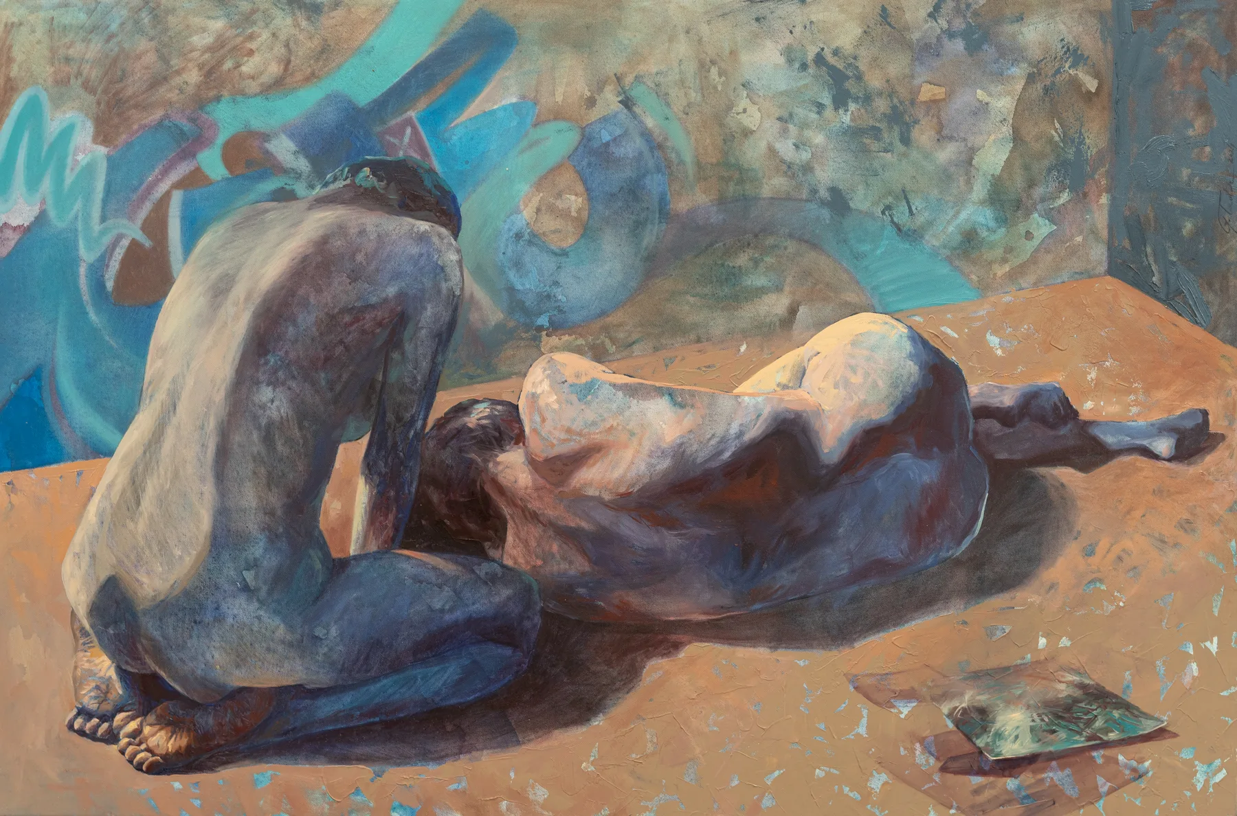 "This Space Does Not Exist I", 80 x 120 cm, oil on canvas, 2024
